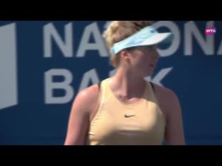 @elinasvitolina makes it through in straight sets she moves past bencic, 6 2, 6 4 rc19