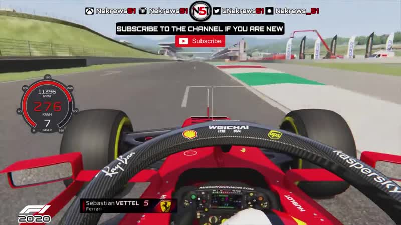 Sebastian vettel onboard lap 2020 mugello grand prix