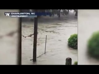 A flash flood emergency was issued this morning for charleston, south carolina not only did the area have to worry about extrem