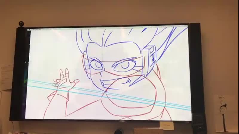 Glitch techs rough animation miko and hammer