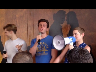 #ham4ham 8 19 15 totally jonathan groff, andy mientus, krysta rodriguez