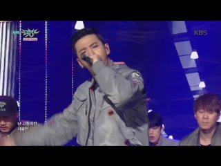 [perf] b a p young, wild & free (musicbank/111215)