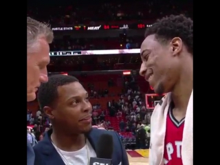 Кайл лаури вмешался в послематчевое интервью демара дерозана