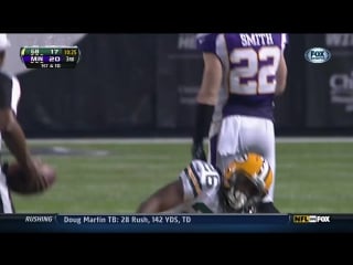 'adrian peterson goes over 2000' packers vs vikings (week 17, 2012 full game) nfl