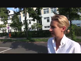 Alice weidel im interview mit einem lehrer