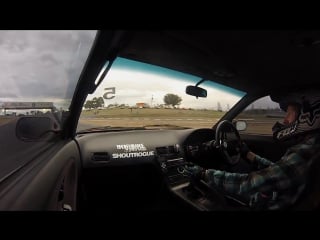Symmons plains drift matsuri 2015 tpornr wright rps13 in car video