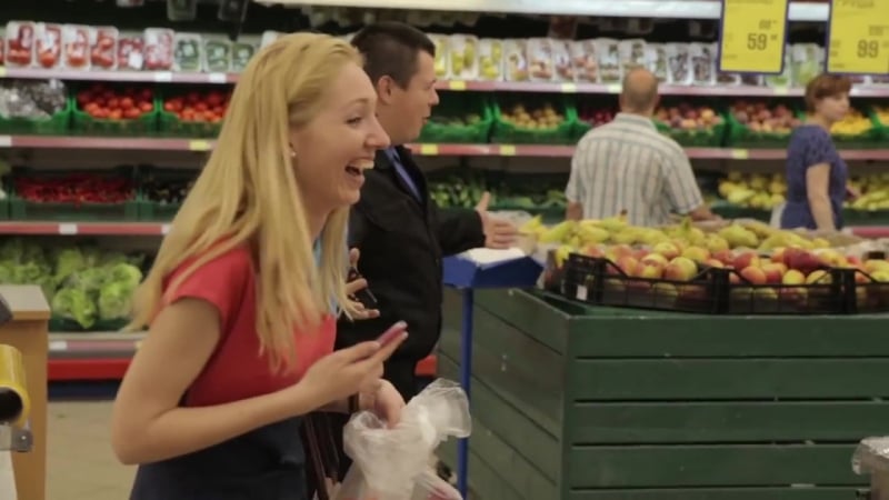 Посмотрите не пожалеете ) калинка малинка в торговом центре