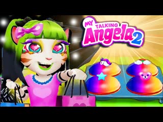 Моя говорящая анджела 2 💄👗👜 новая игра от создателей мой говорящий том и друзья серия 3