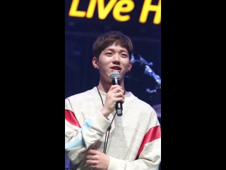 [fancam] 160406 day6 dowoon song introducing @ bugs live