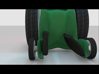 Self balancing wheelchair from the idea to the visualization