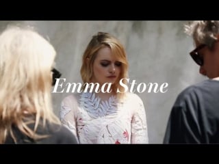 Emma stone marie claire, setembro 2017, bts