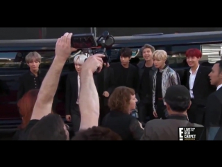 171119 bts arrival @ amas red carpert