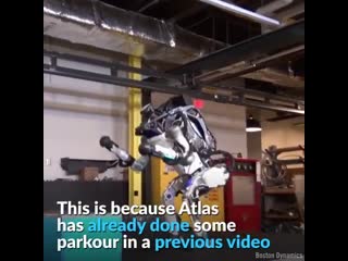 Boston dynamics is back with another video of atlas doing parkour like a pro