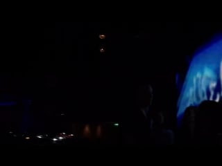 Fadi of aly & fila addressing the crowd at zouk singapore after his set was interrupted