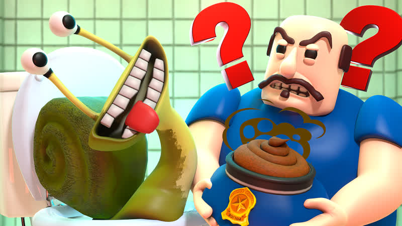🐌улитка селин живет в 🚽туалете! (3d анимация garten of banban)
