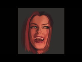 Irina meier bloodrayne art (timelaps)