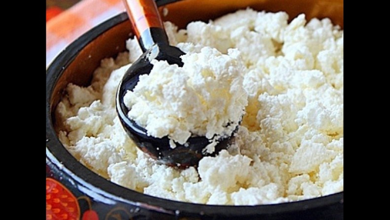 Рассыпчатый домашний творог!