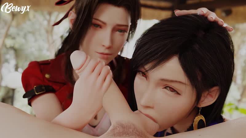 Awf tifa lockhart and aerith gainsborough blowjob