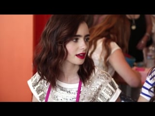 Lily collins, liana weston, and duff goldman best friend tag besties teen vogue