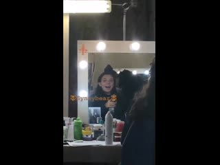 Синнёве на съемочной площадке «медичи»