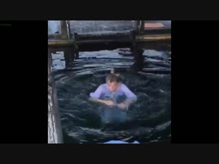 Анна якунина в проруби instagram, 23/01/2019 голая грудь