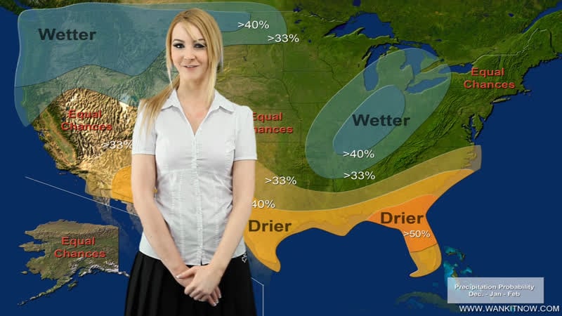 Weather porn video – Katie k win weather girl