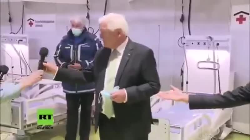 Kamera aus maske aus steinmeier verascht uns