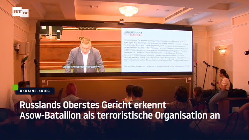 Russlands oberstes gericht erkennt asow bataillon als terroristische organisation an