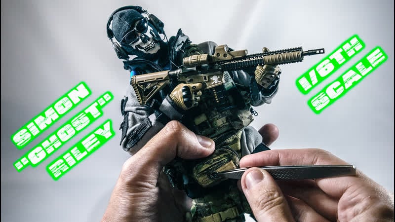 Фигурка в масштабе 1/6 саймон "гоуст" райли (flagset) call of duty modern warfare 2