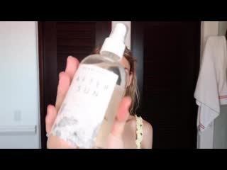 Beach day skin care martha hunt ( 720 x 720 ) mp4