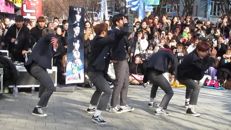 Fancam | 040120 | (do it like me) @ busking in hongdae