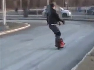 Wheelman aka g wheel bushpig 50cc gas skateboard