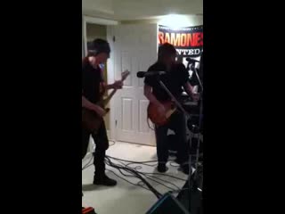 Skid row goofin around and warming up