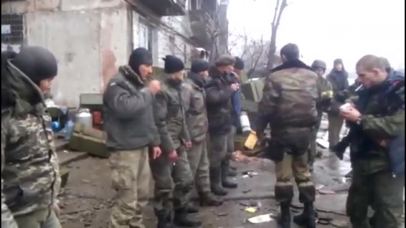 Пленные украинцы и гиви (архив 2015 года)