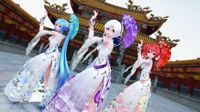 【mmd】極楽浄土 gokuraku jodo (cover)【miku haku teto】