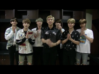 `video message` 160908 bts congratulatory message for produce 101's kim juna's solo debut