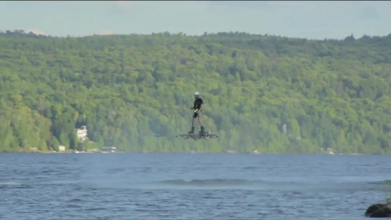 Канадец изобрел летательный аппарат из фильма назад в будущее