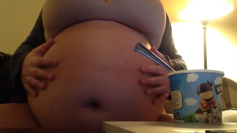 Icecream porn video – Fat girl eating icecream
