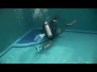 Нескучный дайвинг в бассейне!