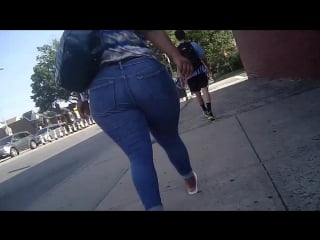 Candid mega booty walk | pawg