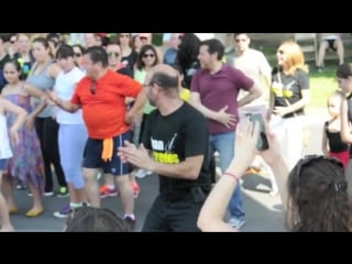 Flashmob con juan paredes en san pedro de pinta mexica