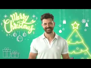 Hrithik is wishing merry christmas ️ courtesy @indiatreeview