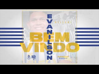 Os primeiros momentos do evanilson de azul e branco