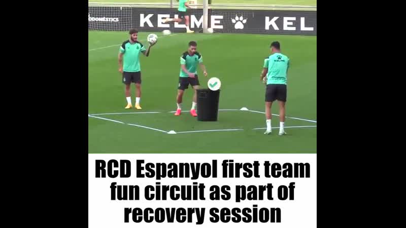 Circuit porn video – Rcd espanyol first team fun circuit as part of recovery session