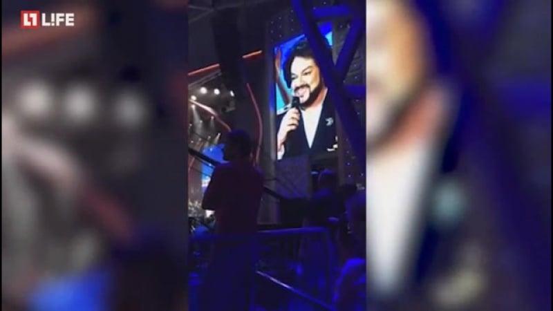 Технический сбой на выступлении филиппа киркорова (life)