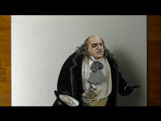 Penguin (danny devito) batman returns drawing 3d art