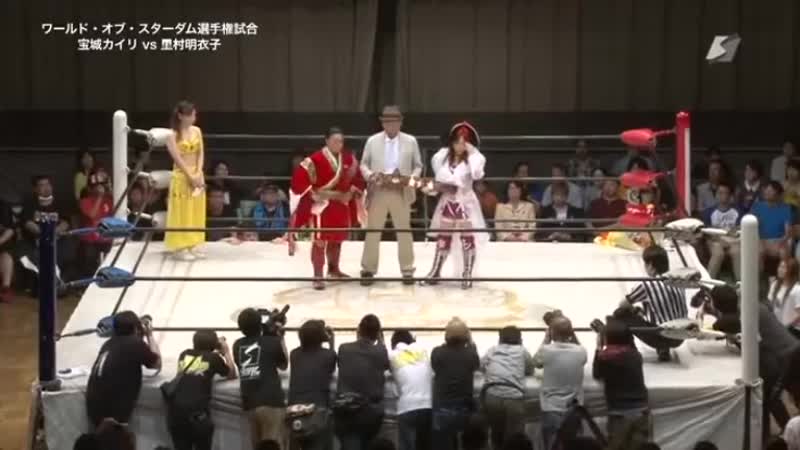 Kairi hojo vs meiko satomura stardom galaxy stars 2015