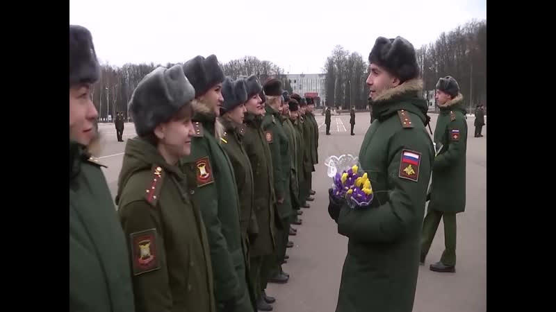 Поздравление с 8 марта от танкистов зво