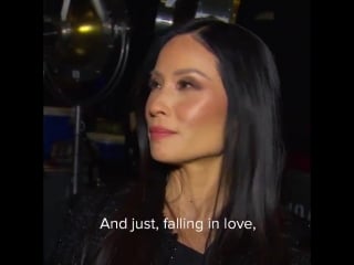 Lucy liu in "elton john i'm still standing a grammy salute" promo