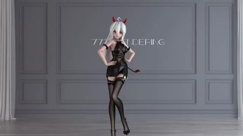 [77t rendering] 〓弱音haku〓clc devil〓【mmd手办蹦跶工坊第63期】